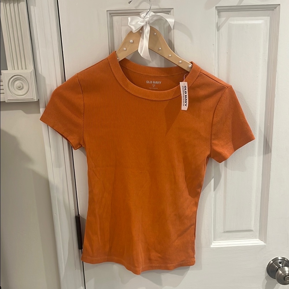Old Navy Orange Short Sleeve Tee